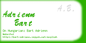 adrienn bart business card